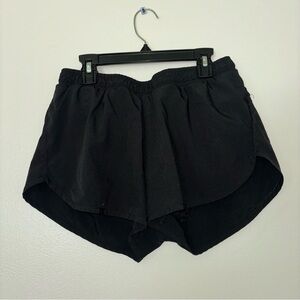 Old Navy Black Athletic Shorts with Dolphin Hem